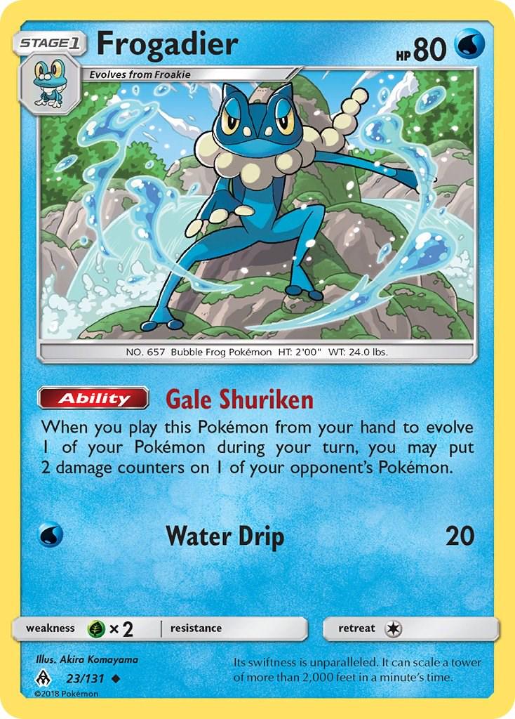 Frogadier #23 Pokemon Forbidden Light