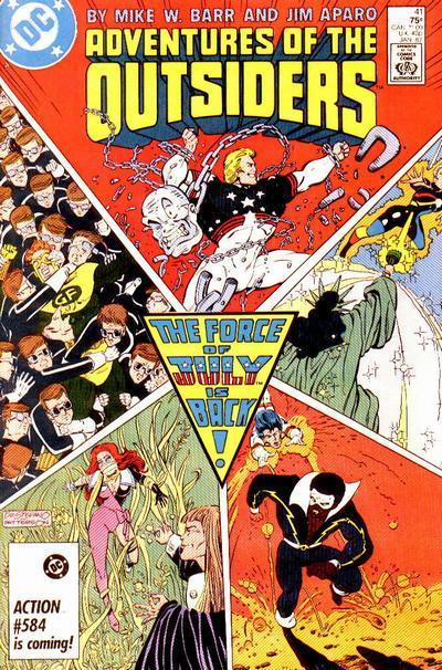 Adventures of the Outsiders #41 (1987) Comic Books Adventures of the Outsiders