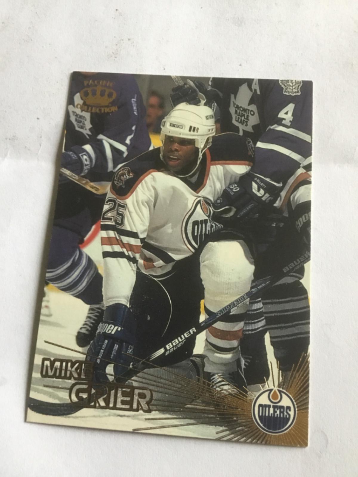 Mike Grier #164 Hockey Cards 1997 Pacific Crown
