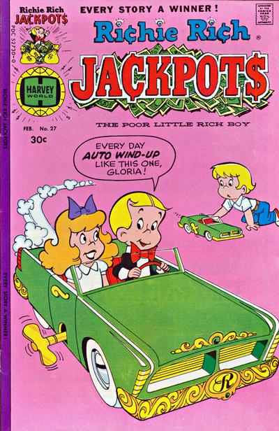 Richie Rich Jackpots #27 (1977) Comic Books Richie Rich Jackpots
