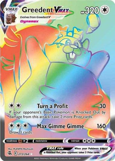 Greedent VMAX #272 Cover Art