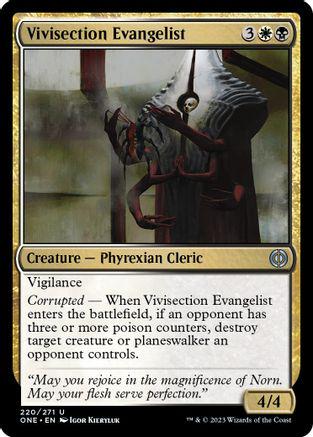 Vivisection Evangelist #220 Magic Phyrexia: All Will Be One