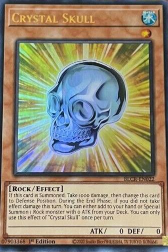 Crystal Skull BLCR-EN022 YuGiOh Battles of Legend: Crystal Revenge