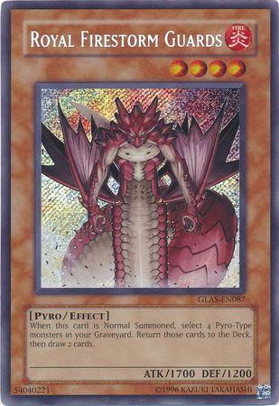 Royal Firestorm Guards GLAS-EN087 YuGiOh Gladiator's Assault