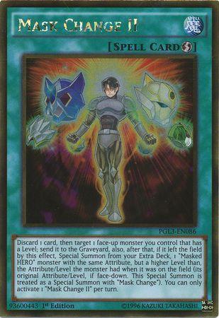 Mask Change II PGL3-EN086 YuGiOh Premium Gold: Infinite Gold