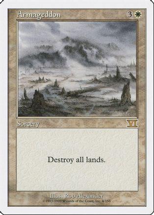 Armageddon #4 Magic 6th Edition