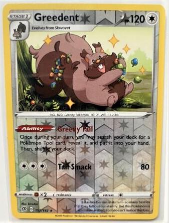 Greedent [Reverse Holo] #152 Cover Art