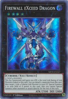 Firewall eXceed Dragon MP20-EN067 YuGiOh 2020 Tin of Lost Memories Mega Pack