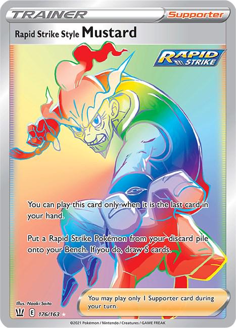 Rapid Strike Style Mustard #176 Pokemon Battle Styles