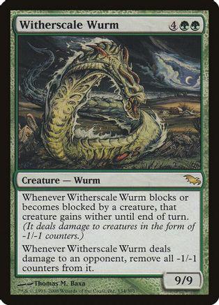 Witherscale Wurm Magic Shadowmoor