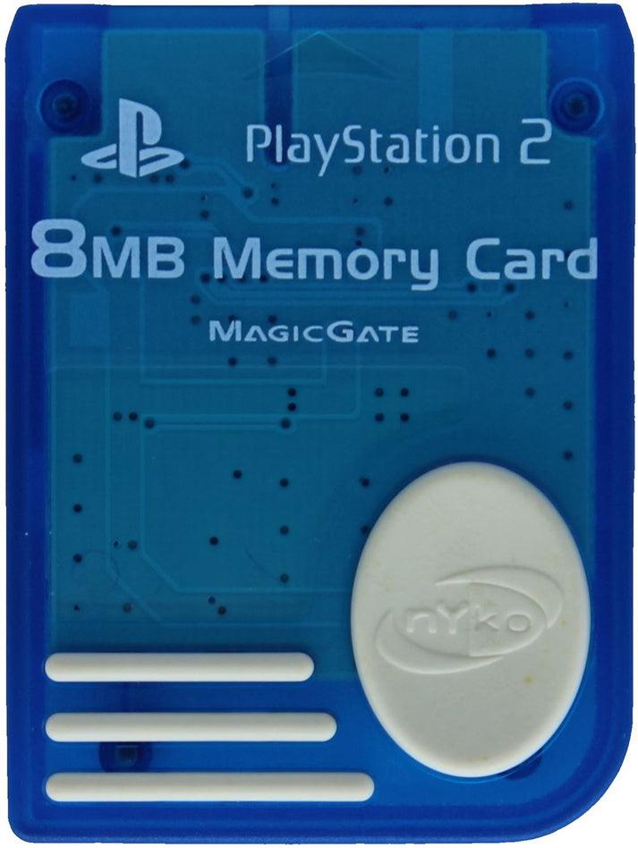 Nyko 8MB Memory Card Blue Playstation 2