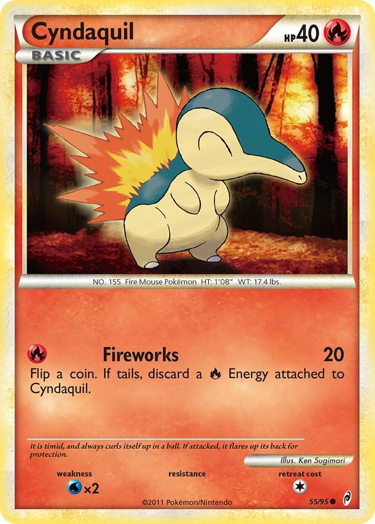 Cyndaquil #55 Pokemon Call of Legends