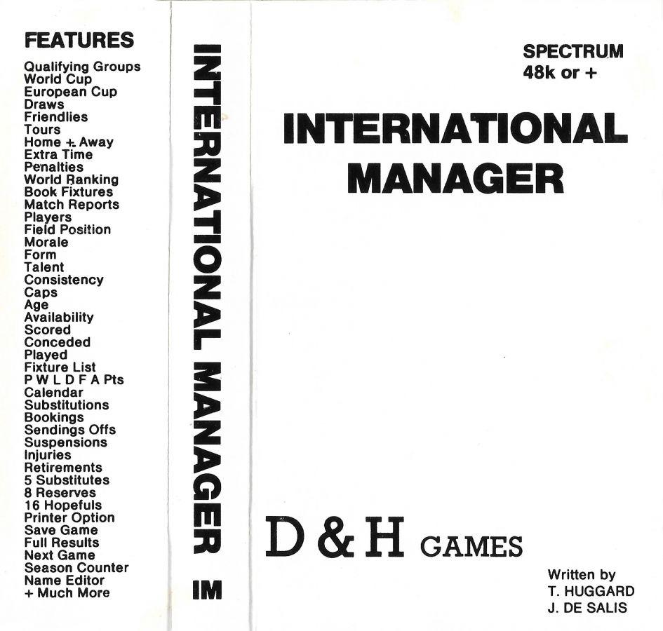 International Manager ZX Spectrum