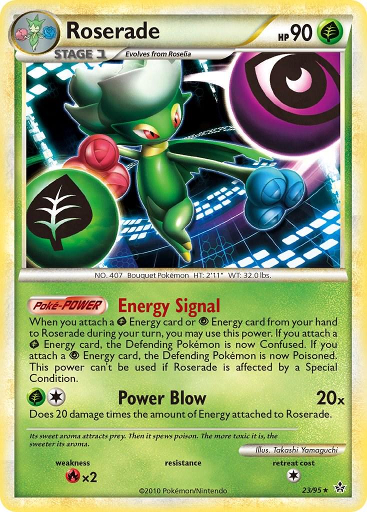 Roserade #23 Pokemon Unleashed