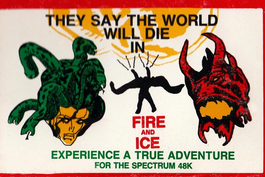 They Say the World Will Die in Fire and Ice ZX Spectrum