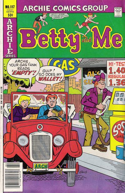 Betty and Me #117 (1981) Comic Books Betty and Me