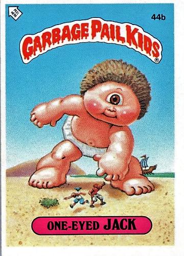 One-Eyed JACK #44b 1985 Garbage Pail Kids