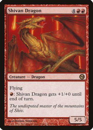 Shivan Dragon Magic Duels of the Planeswalkers