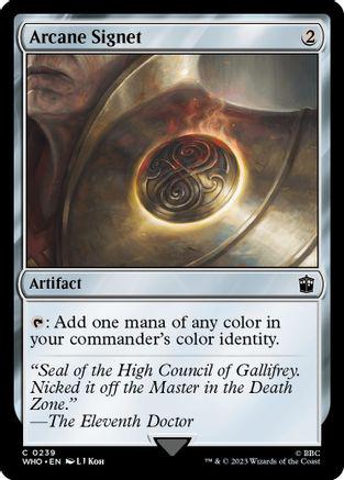 Arcane Signet #239 Magic Doctor Who