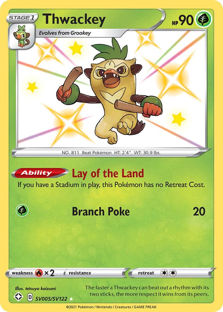Thwackey #SV005 Pokemon Shining Fates