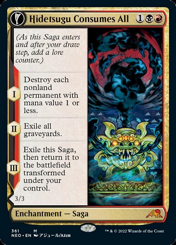 Hidetsugu Consumes All // Vessel of the All-Consuming #361 Magic Kamigawa: Neon Dynasty