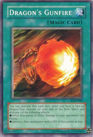 Dragon's Gunfire LOD-045 YuGiOh Legacy of Darkness