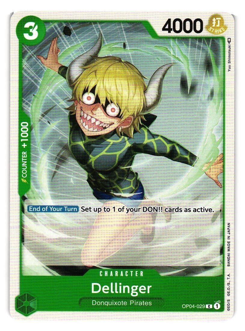Dellinger OP04-029 One Piece Kingdoms of Intrigue
