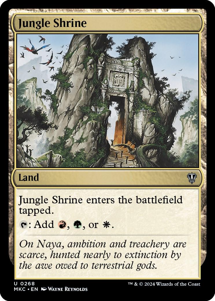 Jungle Shrine #268 Magic Murders at Karlov Manor Commander