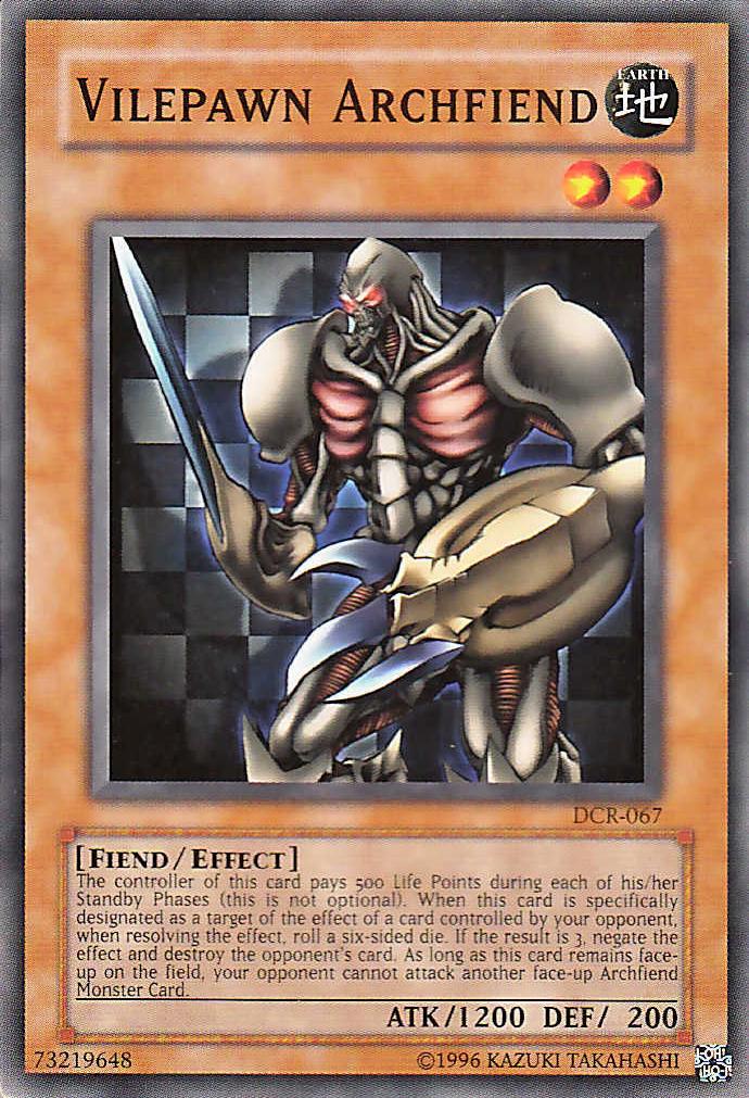 Vilepawn Archfiend DCR-067 YuGiOh Dark Crisis