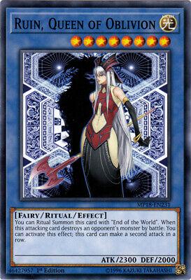 Ruin, Queen of Oblivion MP18-EN231 YuGiOh 2018 Mega-Tin Mega Pack