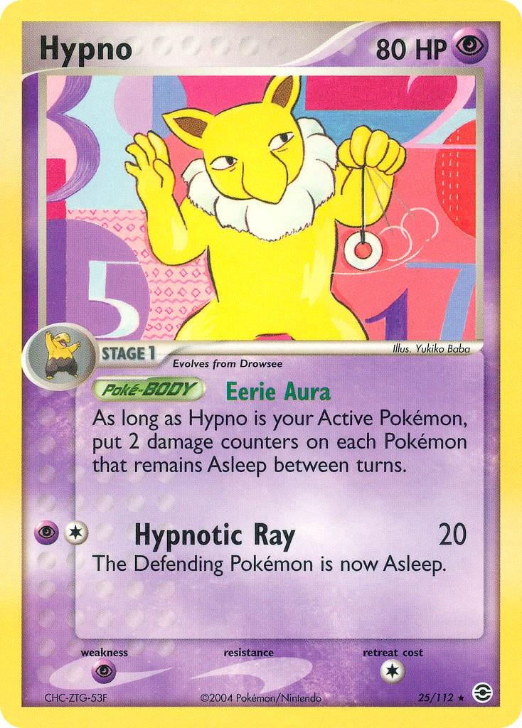 Hypno #25 Pokemon Fire Red & Leaf Green