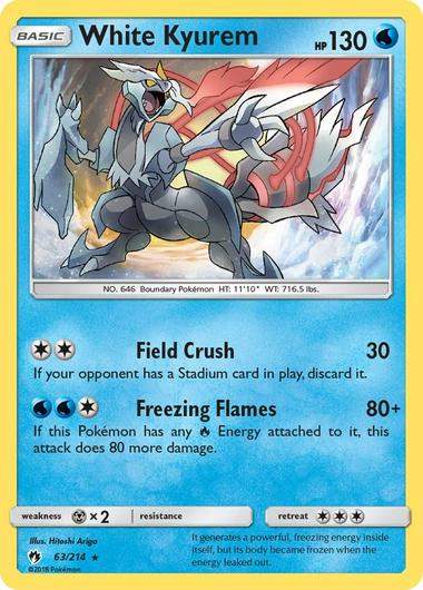 White Kyurem #63 Cover Art