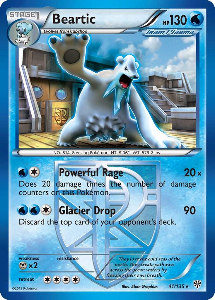 Beartic #41 Pokemon Plasma Storm