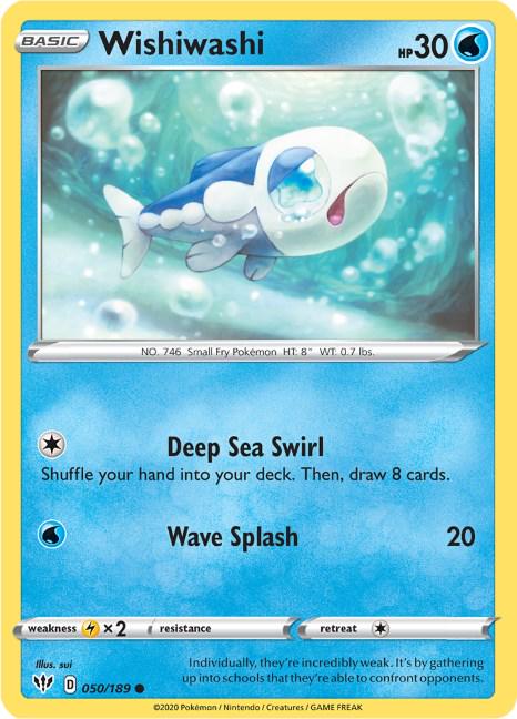 Wishiwashi #50 Pokemon Darkness Ablaze