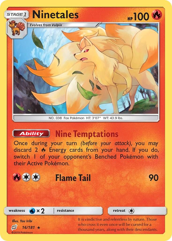 Ninetales #16 Pokemon Team Up
