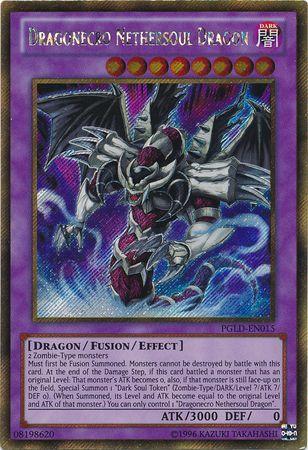 Dragonecro Nethersoul Dragon PGLD-EN015 YuGiOh Premium Gold