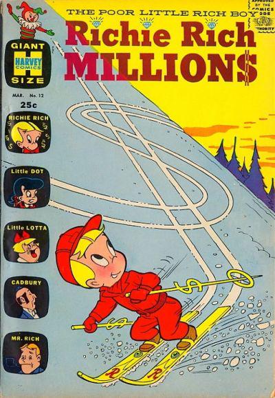 Richie Rich Millions #12 (1965) Comic Books Richie Rich Millions