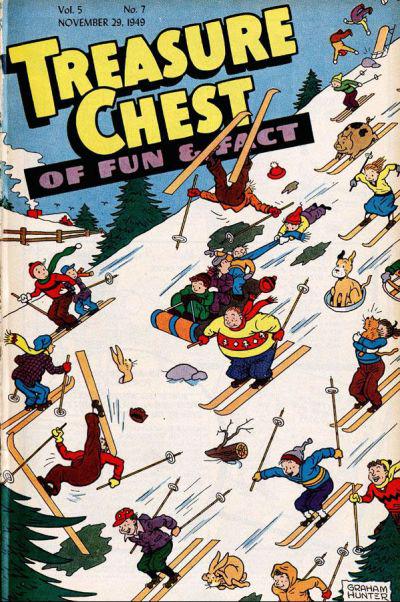 Treasure Chest of Fun and Fact #7 73 (1949) Comic Books Treasure Chest of Fun and Fact