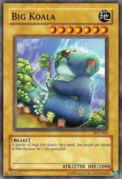 Big Koala IOC-004 YuGiOh Invasion of Chaos