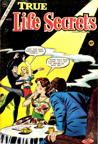 True Life Secrets #21 (1954) Comic Books True Life Secrets