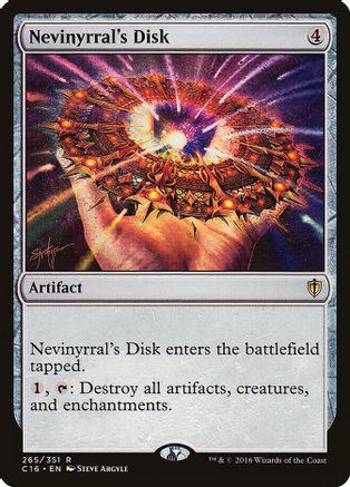 Nevinyrral's Disk Magic Commander 2016