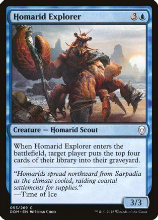Homarid Explorer #53 Magic Dominaria