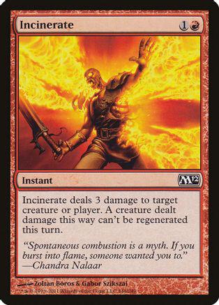 Incinerate Magic M12