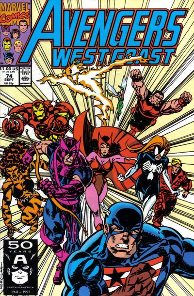 West Coast Avengers #74 (1991) Comic Books West Coast Avengers