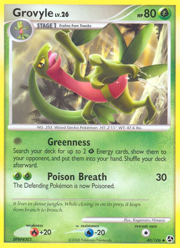 Grovyle #40 Pokemon Great Encounters