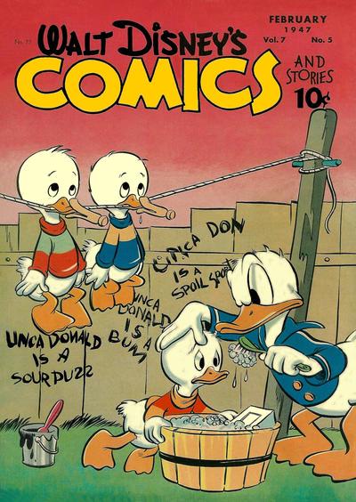 Walt Disney's Comics and Stories #77 (1947) Comic Books Walt Disney's Comics and Stories