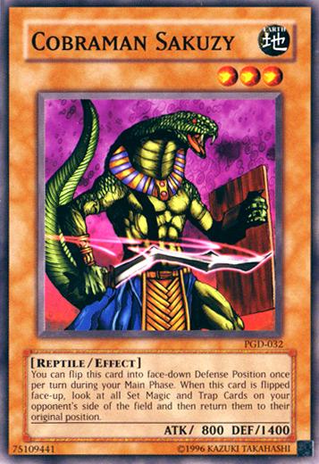 Cobraman Sakuzy PGD-032 YuGiOh Pharaonic Guardian