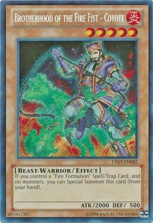 Brotherhood of the Fire Fist - Coyote LTGY-EN082 YuGiOh Lord of the Tachyon Galaxy