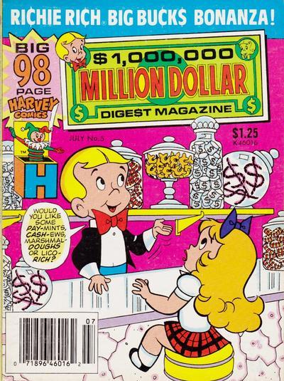 Richie Rich Million Dollar Digest #5 (1987) Comic Books Richie Rich Million Dollar Digest