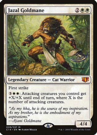 Jazal Goldmane Magic Commander 2014
